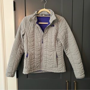 The North Face Womens Gray Zip Jacket